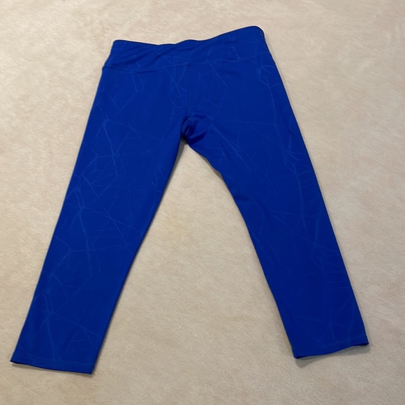 RBX Blue Cropped Leggings in size Large - Picture 6 of 7